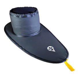 Oakdrop TourLite Kayak Spray Skirt, Easy to Put On, Great Fit for Eddyline Kayaks, Black, 36X20-AL