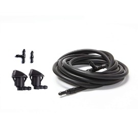 MACHSWON Front Windshield Washer Nozzles Kit Replaces OEM# 85381-AE020 Washer Jet and Fluid Hose with Connector Fit for Toyota 2004-2010 For Sienna 2005-2012 for Corolla 2004-2008