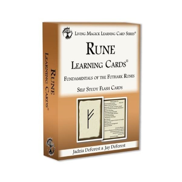 Rune Learning Cards - Living Magick (Self Study Flash Cards) [Cards]