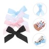 SAFIGLE 40pcs Cute Mini Bowknot Ribbon Barrettes for Girls Soft