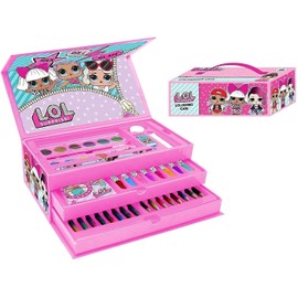 LOL Suprise Kids 52 Pieces Art Colouring Set for Kids, Pink