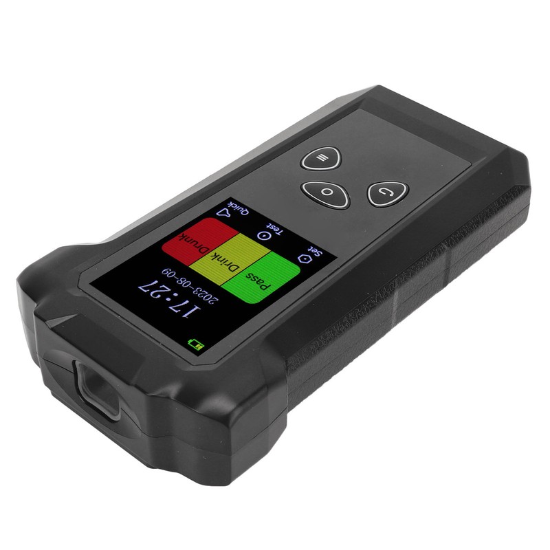 Handheld Drunk Tester Voice Version High Accuracy Blowing Breath Detector