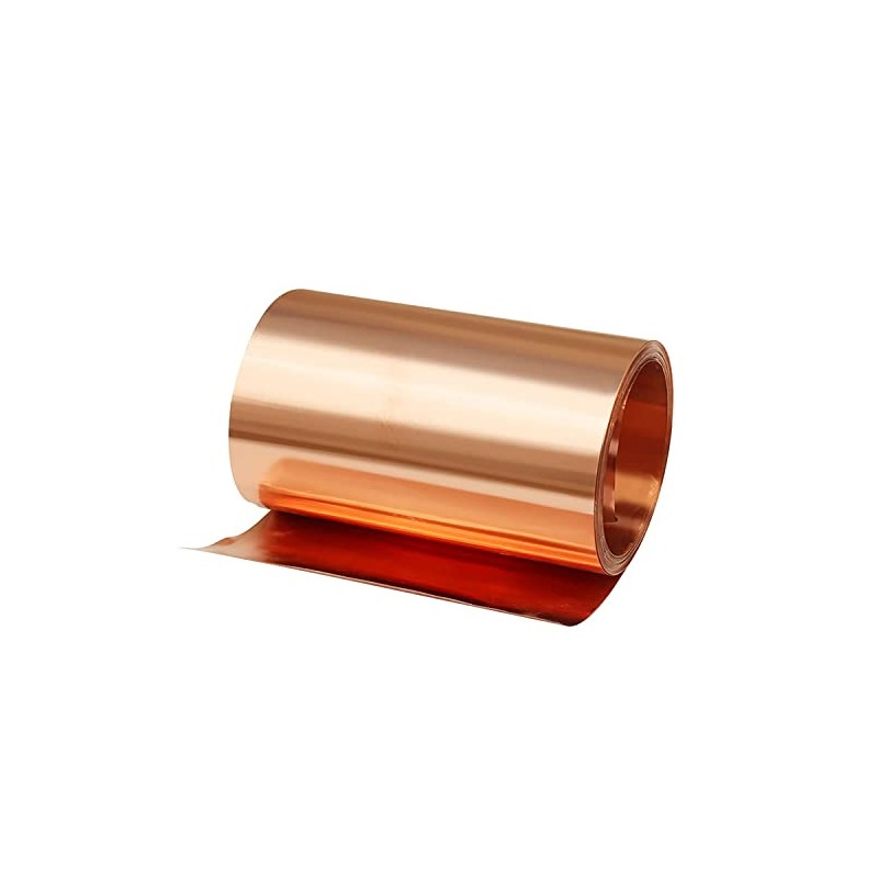 Mssoomm 99.9% Pure Copper Sheet Thin Cu Metal Foil Roll