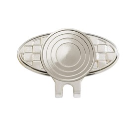 GOLTERS Golf Hat Clip with Magnetic Golf Ball Marker Mark Position for Men Women Golfer Use On Golf Course (Silver)