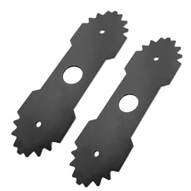 YAMTO 2 Pack Heavy Duty Durable Steel 8-3/4" Edger Blades 638006008 fits for Ryobi Trimmer Edger Attachment, Replacement Sharpen Edging Blades with Teetch fits for Ryobi #P2300A/#P2310 Edger