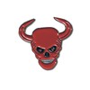 GBJUK Red Devil Skull 666 Enamel Pin Lapel Badge with