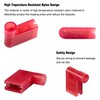 Nilight 50047R 110pcs Nylon Flag Spade Female Insulated Quick Disconnects