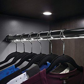 Closet Rod with LED Complete Kit, Polished Chrome (30")