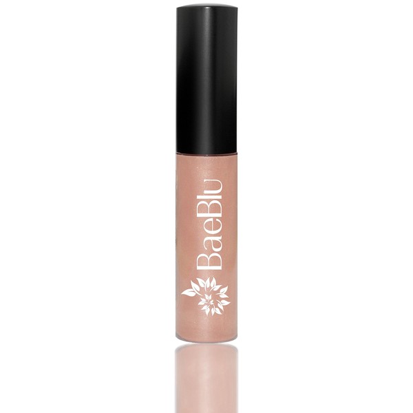 BaeBlu Organic Vegan Lip Gloss, 100% Natural Non-Toxic Moisturizing Ingredients,