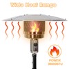 LUCKYERMORE Propane Patio Heater for Outdoor Garden, 87” High Quick