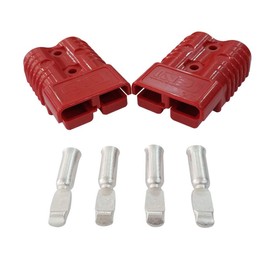 175 Amp Connecteur 600 V Plug Battery Connector 175A Battery Power connector (Red, 1/0AWG)