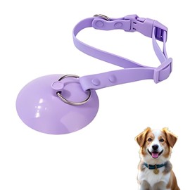 HKYLRAT Dog Bathing Tether with Heavy Suction Cup, Soft Shower Brush Pet Grooming Tub Restraint Perfect for Shower, Blowing, Trimming and Brushing Your Pet (Purple)