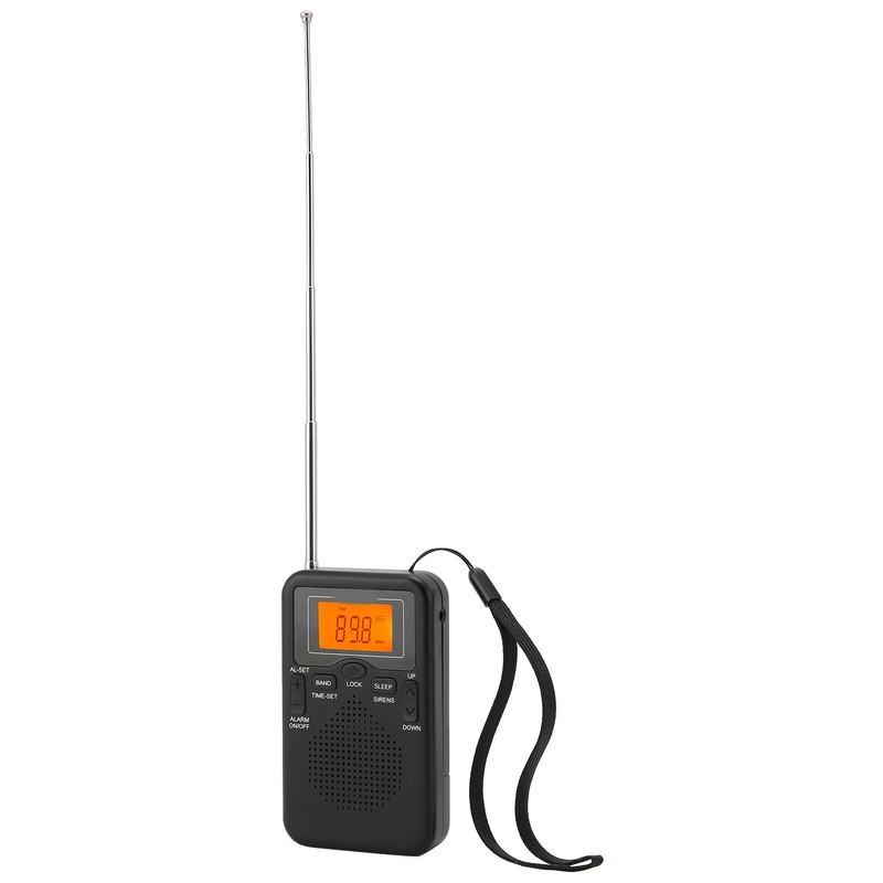 Portable Pocket Radio Digital AM FM Radio Receiver with Long