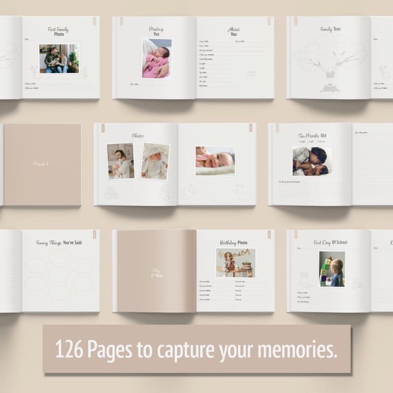 Baby Journal – Memory Book for New Mum & Ideal