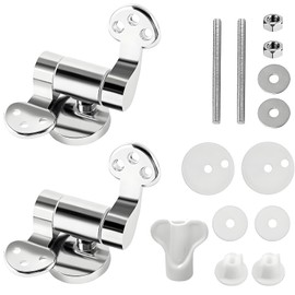 Oiieco Toilet Seat Hinges Replacement, Soft Close Toilet Seat Hinges Replacement,Quick Release Seat Hinges,Durable Zinc Alloy Toilet Seat Hinges Fittings,Easy to Clean,Perfect for Most Toilet Seats