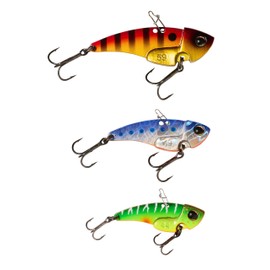 Berkley Power Blade Metal Fishing Lure 3 Pack – Ideal for Lure Anglers Fishing for Perch, Pike, Zander, Chub, Trout, and More – A Finesse Lure Designed to Bring Bites, Varied