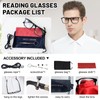 OCCI CHIARI Large Reading Glasses for Men Stylish Oversized Square
