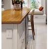 Adorne White 15A Tamper-Resistant 3-Module GFCI Outlet