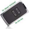 FOAMO FOAMO Autoschlssel Hlle Silikon kompatibel mit Renault 4-Tasten Smartkey