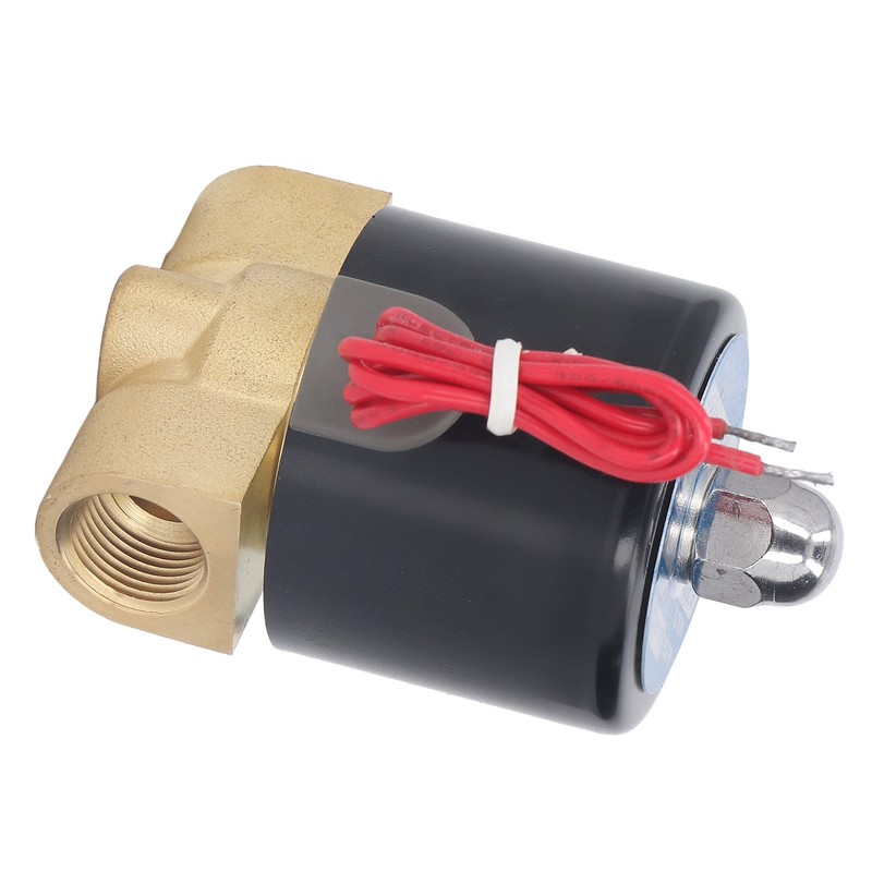 Brass Electric Solenoid Valve Female Thread 1 Way Flowing Normally