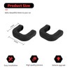RT-TCZ Tow Hook Covers Bumper Tow Hook Covers Rubber Protector