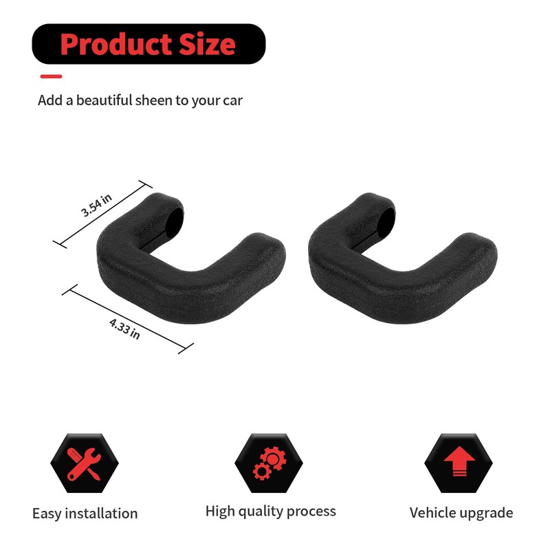 RT-TCZ Tow Hook Covers Bumper Tow Hook Covers Rubber Protector