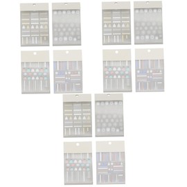 TOVINANNA 12 Sets Christmas Themed Nail Art Stickers DIY Nail Decals with Snowflake Sweater Patterns for Festive Manicure Decoration for Crafting