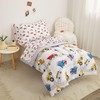 Viviland Boys Car Toddler Comforter Sets, Soft Toddler Bedding Set,