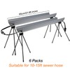 H&G Lifestyles Heated Sewer Hose Support for RV, Stainless Steel