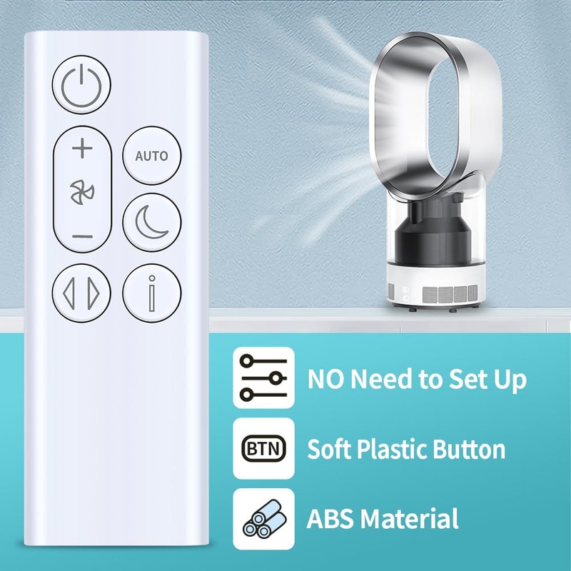 Nue Replacement Remote Control for Dyson Purifier Cool Gen1 TP10