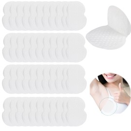 LEUUD Underarm Pads Pack of 40 Armpit Sweat Pads Disposable Sweat Pads Underarms Anti Sweat Invisible Perfect Fit Absorbing Against Sweat Stains Anti Sweat Pads for Men and Women