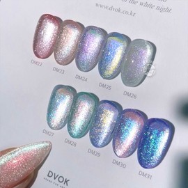 Divock Divok White Night White Night Magnetic Gel 10-piece set / 디보크 화이트나이트 백야 자석젤 10종세트
