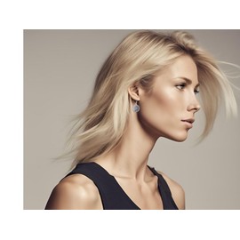 Rose Quartz Round Shape Sterling Silver Drop Dangle Earrings - Gemstone Jewellery Gift Ideas for Women - Natural Gem Gemstone - Wedding Bridesmaid - Birthday Gift - Christmas Gift Idea