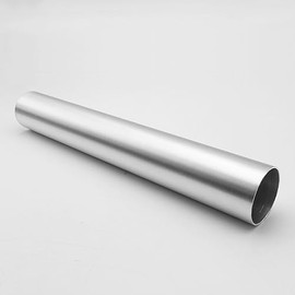 AC PERFORMANCE AC PERFORMANCE 2" (51mm) OD Straight Aluminum Intercooler Pipe Air Intake Tube, Brushed Finish