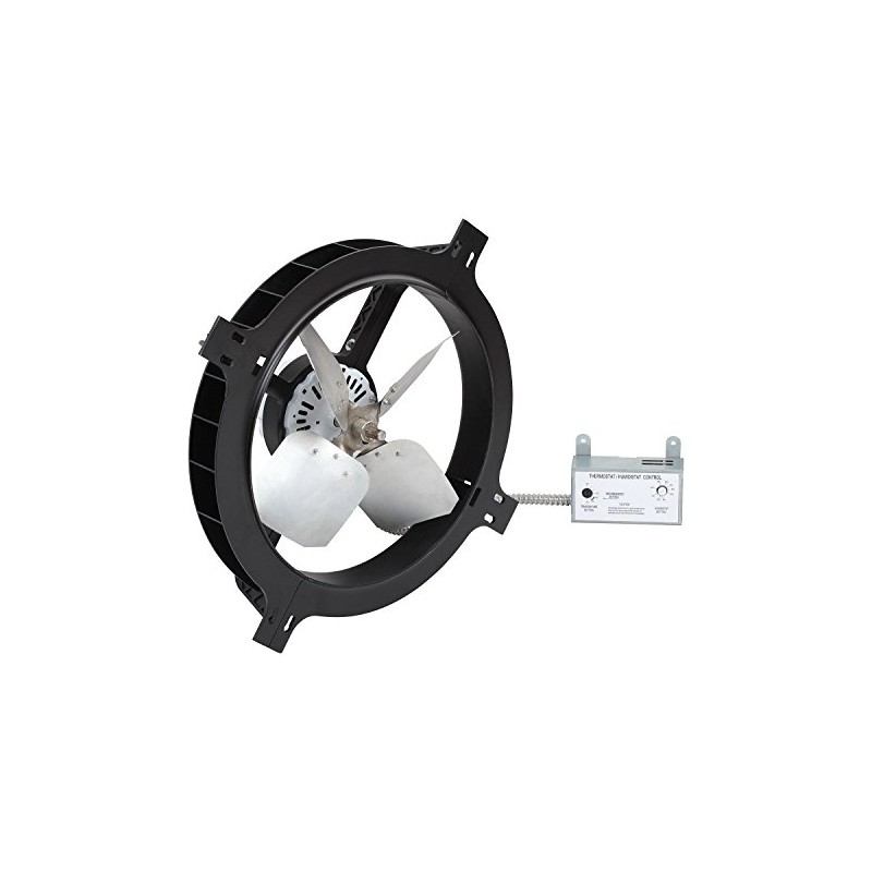 Dayton 10W201 Gable Attic Ventilator, 120V, 1380 CFM