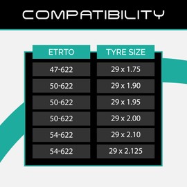 PAIR 29" Baldwins Cycle/Bike Inner Tubes 29" x 1.75 to 2.125 (Fits any 1.75, 1.85, 1.90, 1.95, 2.0, 2.10, 2.125) Presta/French Type Valve & BALDY'S TYRE LEVERS (Pack of 2)