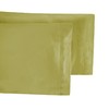 Superior Egyptian Cotton Solid Pillowcases, Standard, Olive Green, 2-Piece Set