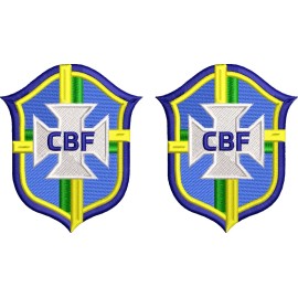 Parche Bordado Selección Brasil Futbol