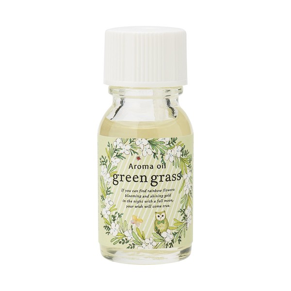 Sun Herb Aroma Oil Green Glass 0.4 fl oz (13 ml) (refreshing and slightly adult scent)