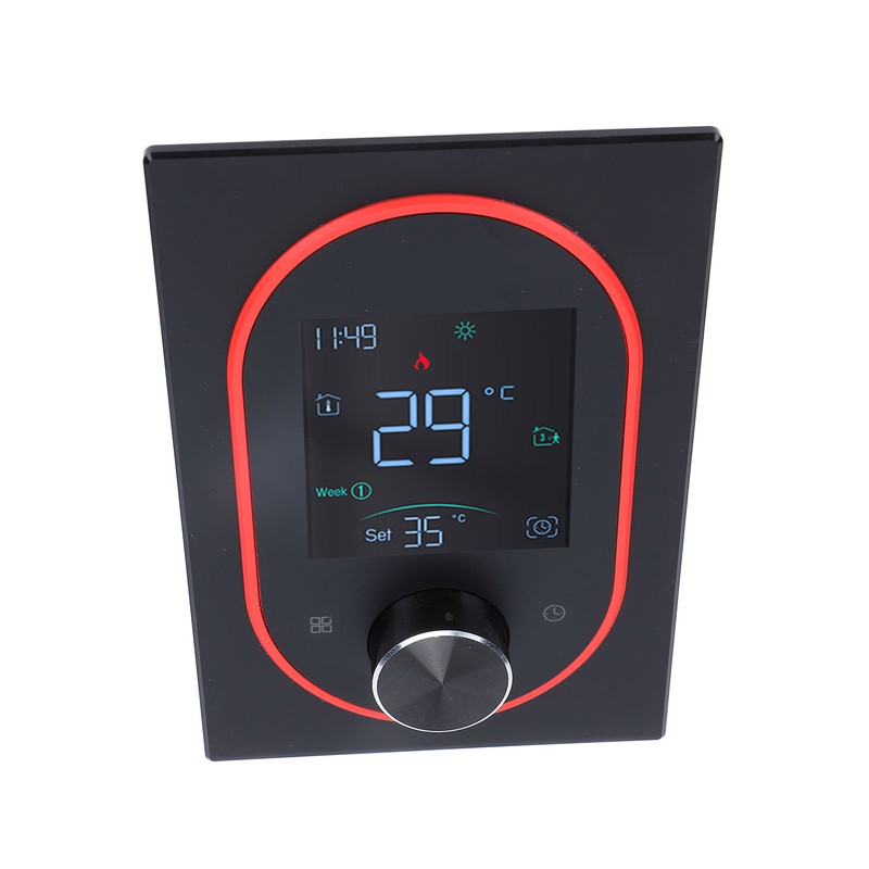 Smart Color Thermostat APP Programmable Touchscreen Knob Control Smart Temperature