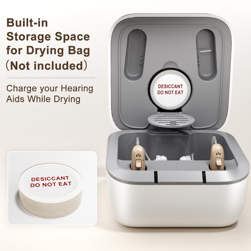 Ceretone Hearing Aids (Not Amplifiers), Rechargeable OTC Hearing Aid for