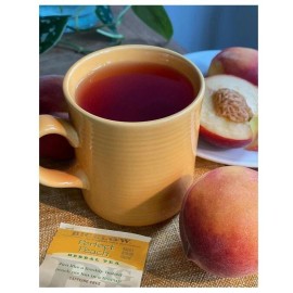 Peach Herbal Tea Tea Perfect Peach Herbal Tea, Caffeine Free Tea with Peach and Herbs, 20 Count