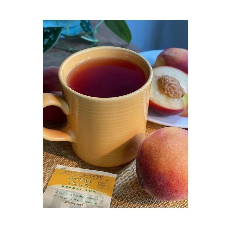 Peach Herbal Tea Tea Perfect Peach Herbal Tea, Caffeine Free