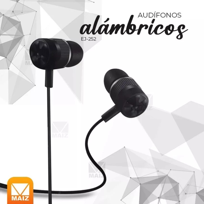 Maíz 4pz Audifonos Alambrico Manos Libre Microfono In Ear Celular