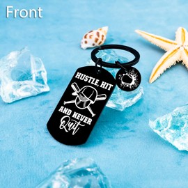 MigPio Baseball Gifts for Boys 12-14 Baseball Themed Gifts Baseballs Senior Night gift Inspirational Keychain for Player Unique Baseballs Accessories for Players Cool Baseballss Themed Gift