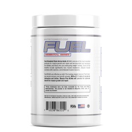 NutritionBizz Fuel 2:1:1 BCAA Powder, 5 Grams of BCAAs Amino Acids, Post Workout Recovery Drink for Muscle Building, Recovery, and Endurance, 30 Servings (Watermelon)