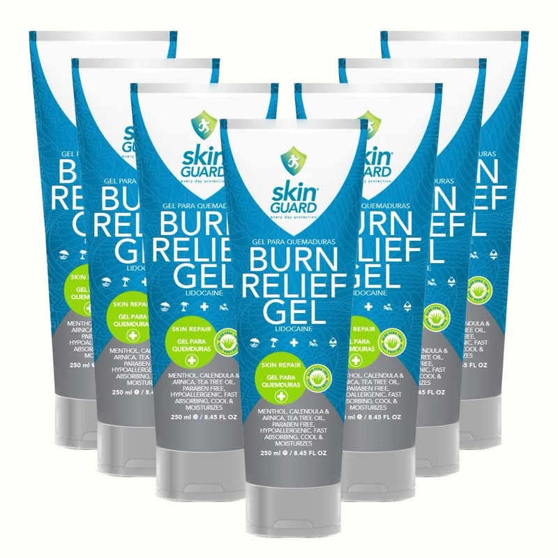 Skin Guard Pack 12 Piezas Gel Lidocana con Aloe Vera