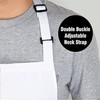 LxcshLjx 2 Pcs Chef Apron Hat Set, Adjustable Bib Chef