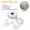 VIGRUE 240-Piece Flat Washer Set, Washers Assortment 7 Sizes M3