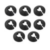 1/2 inch Outer Diameter Flange Water Pipe Cover Decoration Black